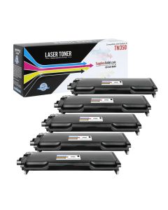 Brother TN350 Compatible Toner Cartridge 5-Pack
