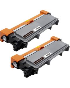 Compatible Brother TN660 Toner Cartridge (Black) (Pack of 2)