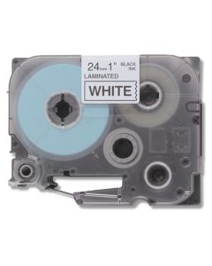 Brother TZe251 Compatible Black On White P-Touch Label Tape