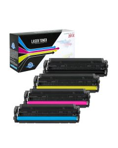 HP 201X Compatible Toner Cartridge Color Set