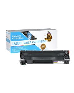 HP CB436A (HP 36A) Compatible Black Toner Cartridge - Pack of 1