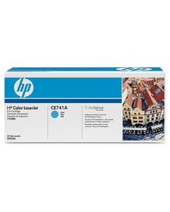 HP CE741A Cyan Toner Cartridge, HP 307A