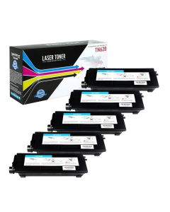 Brother TN620 Compatible Toner Cartridge 5-Pack