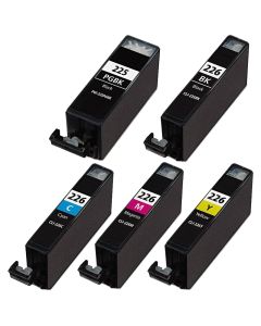 Canon CLI-226 Series Compatible Ink Cartridge 5-Pack Value Bundle