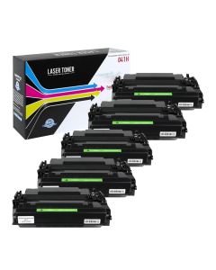 Canon 041H Compatible High Yield Toner Cartridge 5-Pack