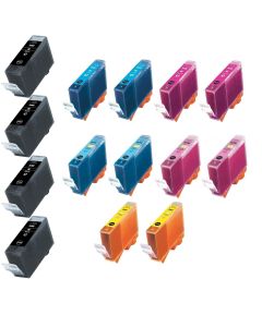 Canon BCI-3E Compatible Inkjet Cartridge Value Bundle (Includes 4 black, 2 cyan, 2 magenta, 2 photo cyan, 2 photo magenta and 2 yellow cartridges)