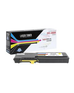 Dell 593-BBBR Compatible High Yield Yellow Toner Cartridge - YR3W3