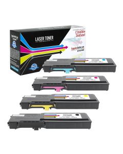 Compatible Dell C2660dn / Dell 2665dnf High Yield Toner Cartridge Color Set