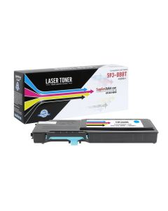 Dell 593-BBBT Compatible High Yield Cyan Toner Cartridge - 488NH