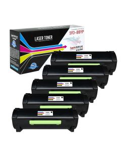 Dell 593-BBYP Compatible Extra High Yield Toner Cartridge 5-Pack