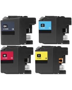 Brother LC10E Compatible Ink Cartridge 4-Pack
