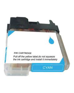 Brother LC65C Compatible Cyan Ink Cartridge