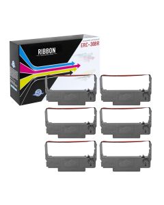 Epson ERC-30BR Compatible Black/Red Ribbon 6 Pack