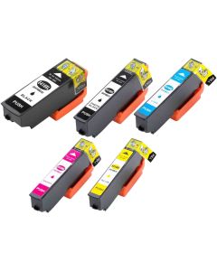 Epson T410XL Remanufactured High Yield Ink Cartridge 5-Pack