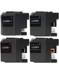 Compatible Brother LC20E Ink Cartridge (All Colors)