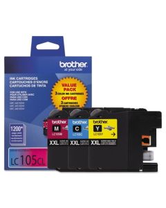 Brother LC105 Ink Cartridge (Colors, Super High Yield)