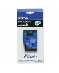 Brother TC8001 P-Touch Label Tape (Black on Green)