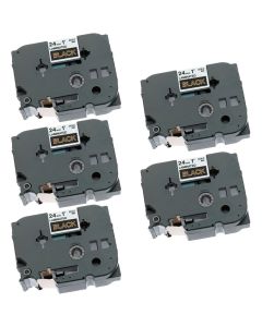 Brother TZe354 Compatible P-Touch Label Tape 5-Pack