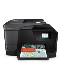 HP OfficeJet Pro 8710/8715 All-in-One Touch Screen Bluetooth Wireless Black Printer