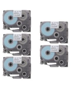 Brother TZe111 Compatible P-Touch Label Tape 5-Pack