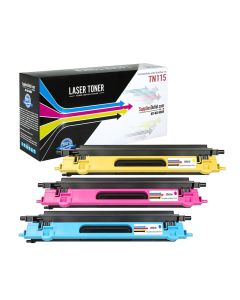 Brother TN115 Compatible Toner Cartridge 3-Pack (1 each C/M/Y) ..