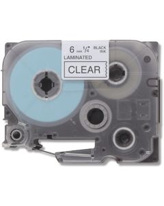 Brother TZe111 Compatible Black On Clear P-Touch Label Tape