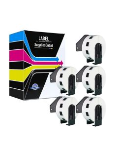 Brother DK1219 Compatible Paper Labels 5-Pack