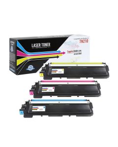 Brother TN210 Compatible Toner Cartridge 3-Pack (1 each C/M/Y) ..