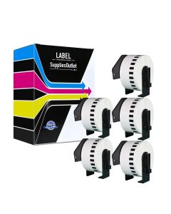 Brother DK2225 Compatible Continuous Paper Tape 5-Pack