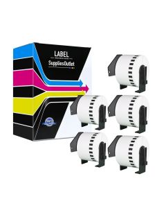 Brother DK2223 Compatible Continuous Paper Tape 5-Pack