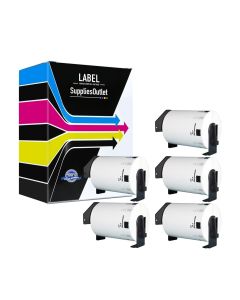 Brother DK1240 Compatible Paper Labels 5-Pack