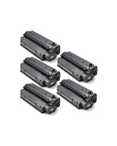 HP C7115X (HP 15X) Hi-Yield Set of Five Remanufactured Cartridges Value Bundle ($17.9/ea, Save $10)
