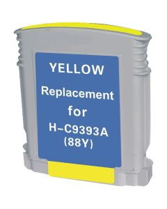 HP C9393AN (HP 88) Remanufactured Yellow Ink Cartridge