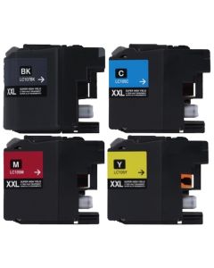 Brother LC107/LC105 Compatible Ink Cartridge 4-Pack