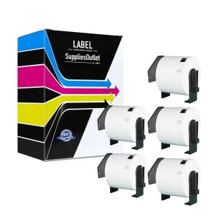 CBDK1202VB | Brother DK-1202 Compatible Shipping Labels 5-Pack