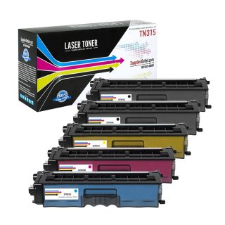 CBTN315-5P | Brother TN315 Compatible Toner Cartridge 5-Pack (2Bk, 1 each C/M/Y) ..