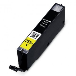 CCLI251XLY | Canon 6451B001 (CLI-251XL) Compatible High Yield Yellow Ink Cartridge