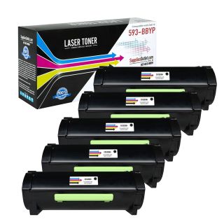 CDS2830HVB | Dell 593-BBYP Compatible Extra High Yield Toner Cartridge 5-Pack