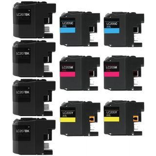 CLC207VB | Brother LC205/LC207 Compatible Ink Cartridge 10-Pack