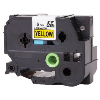 CBTZ611 | Brother TZe611 Compatible Black On Yellow P-Touch Label Tape