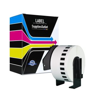 CBDK2225 | Brother DK2225 Compatible Black On White Continuous Paper Tape